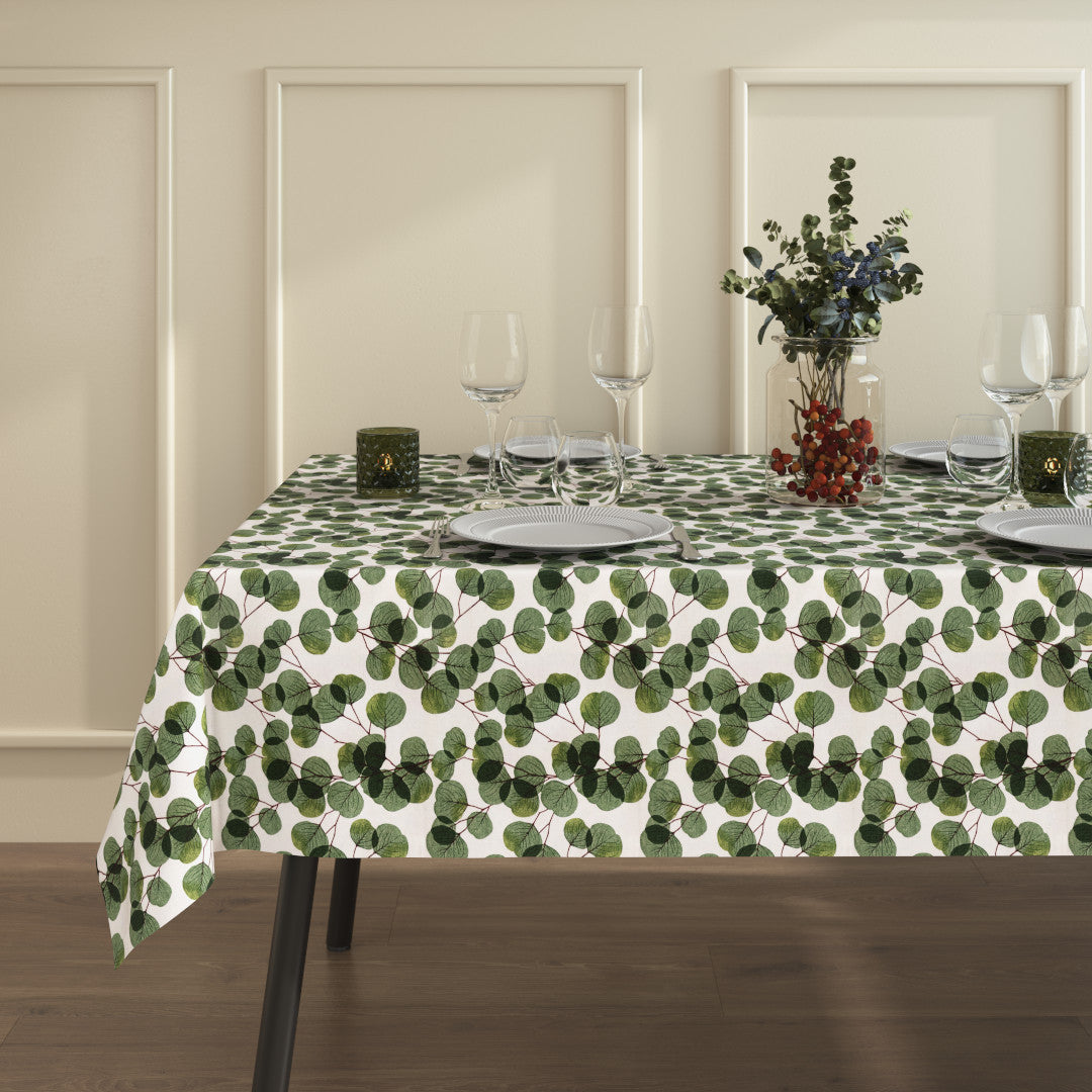 Hjerteblad - Miljøbillede af akryldug med grønne blade