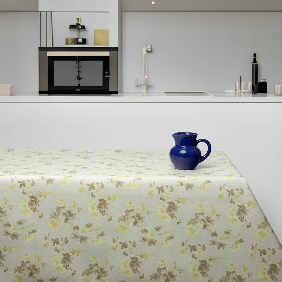 LÆNGDE: 4,5 meter - Fawn - Ekstra kraftig voksdug, 135 cm bred