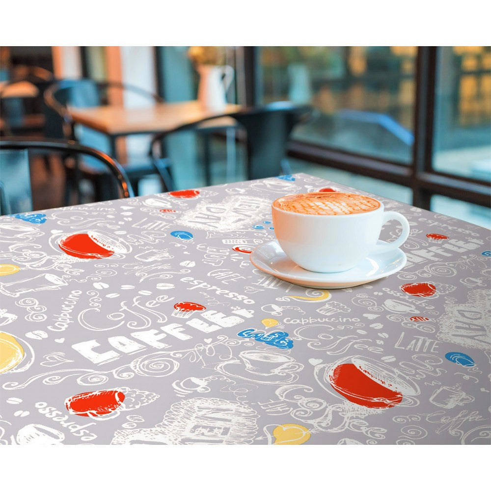 New Day Grey - Voksdug med kaffe, cappuccino og en lille, stærk espresso