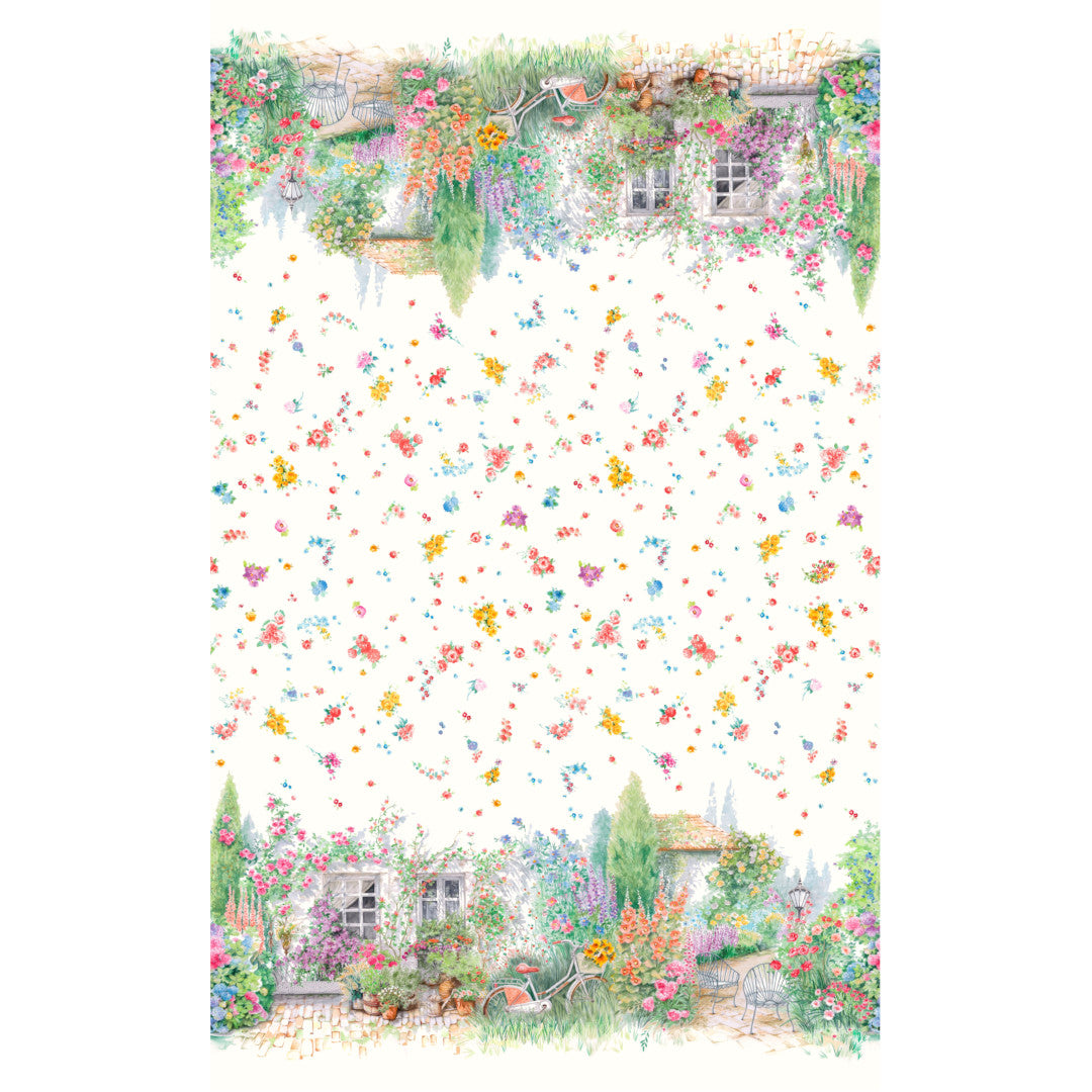 Il Giardino Magico - Akryldug med et væld af blomster