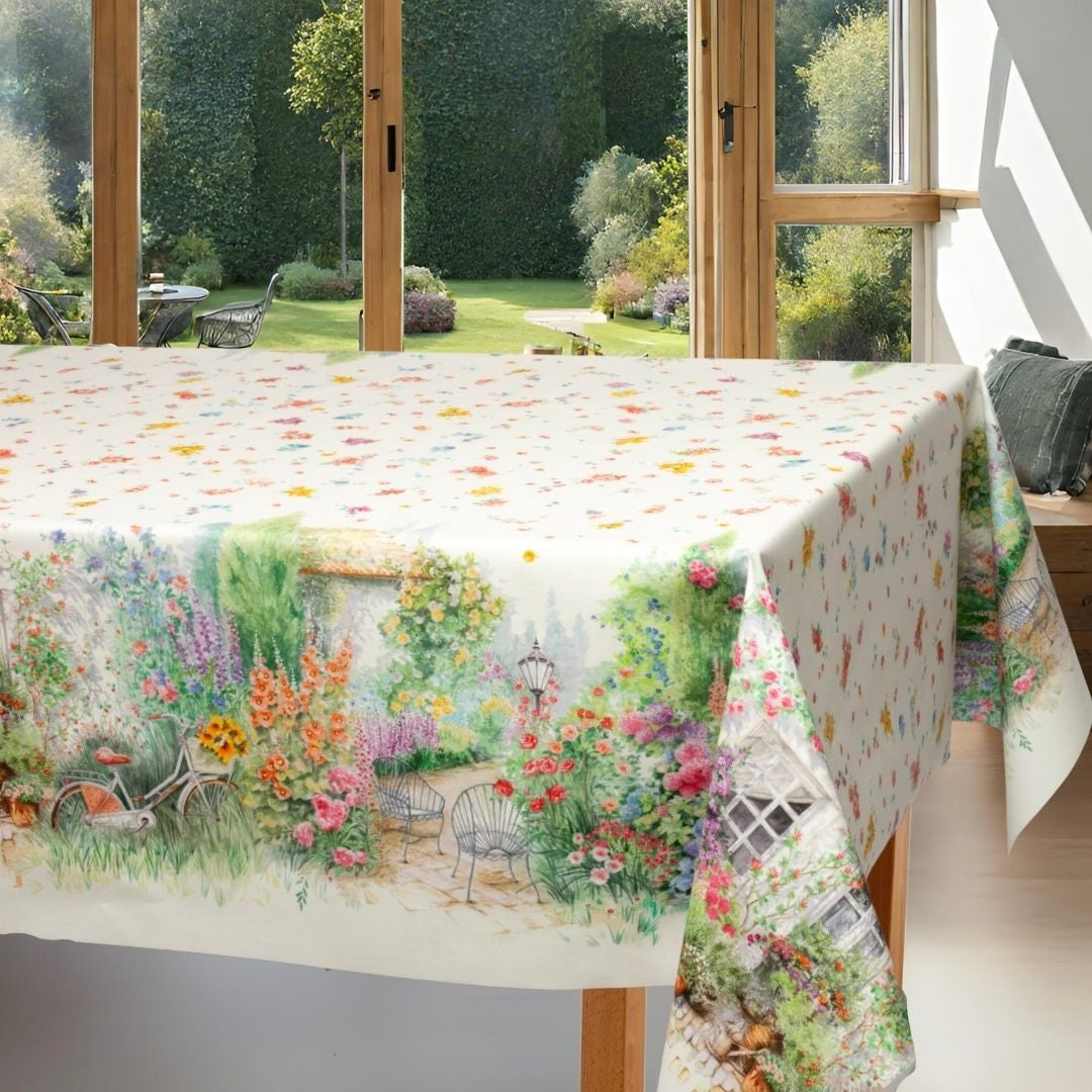 Il Giardino Magico - Akryldug med et væld af blomster