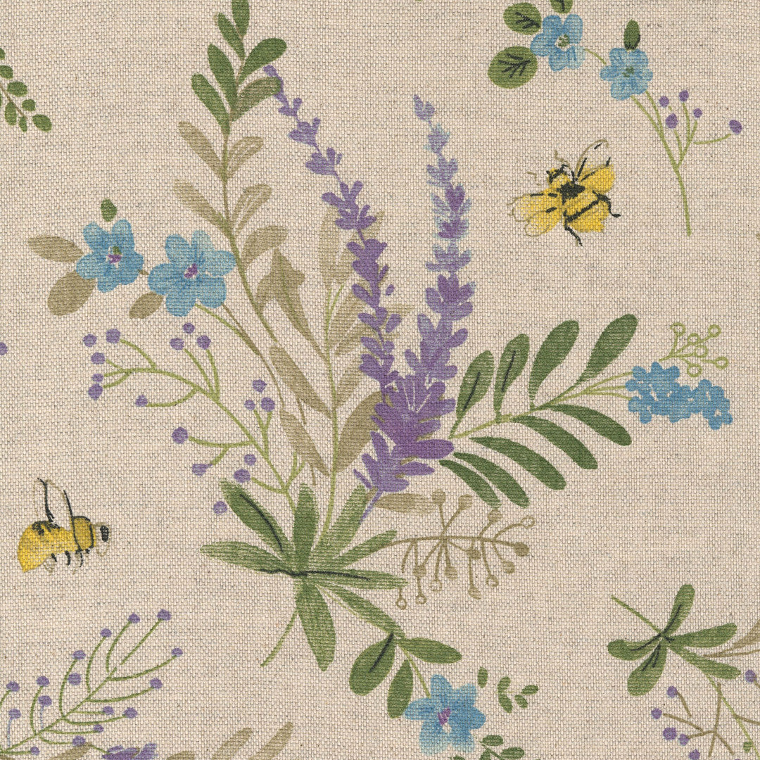 Il Giardino Vivace - Akryldug med summende bier og blomster