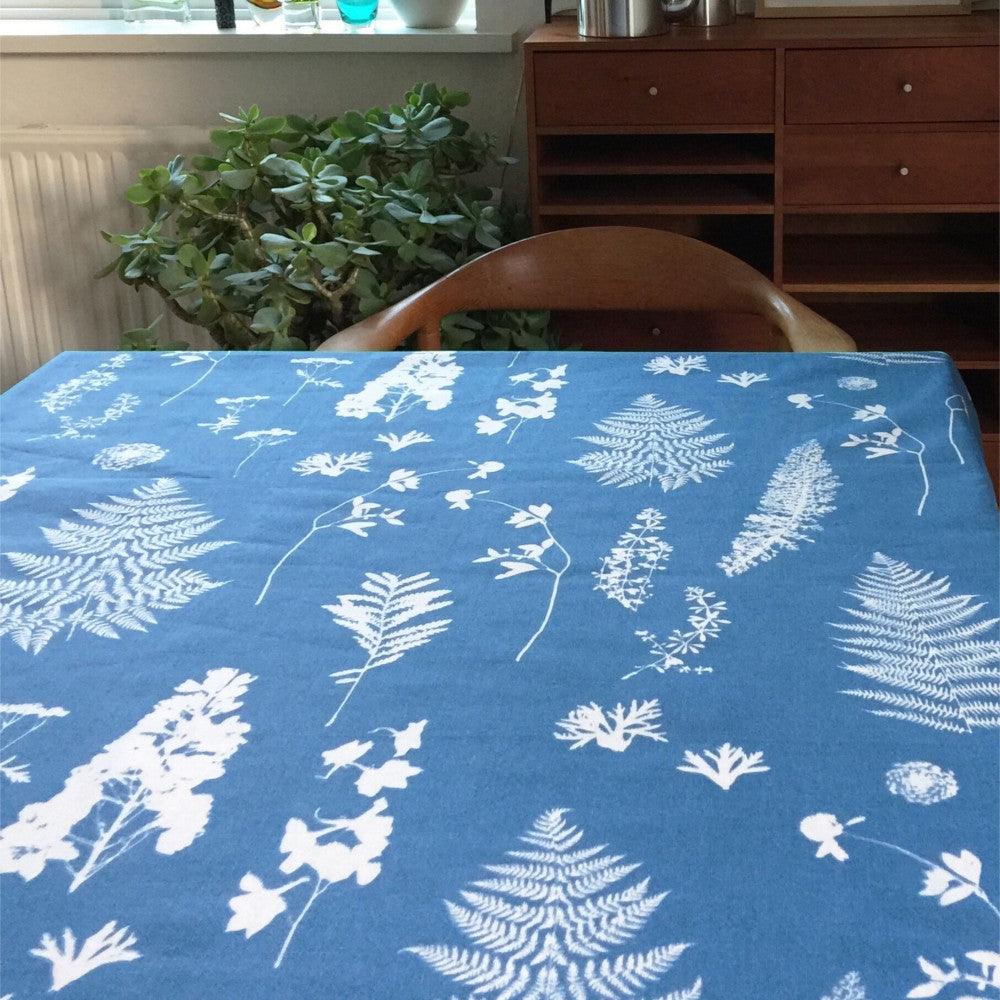 Imprint Blue, Note by Susanne Schjerning akryldug