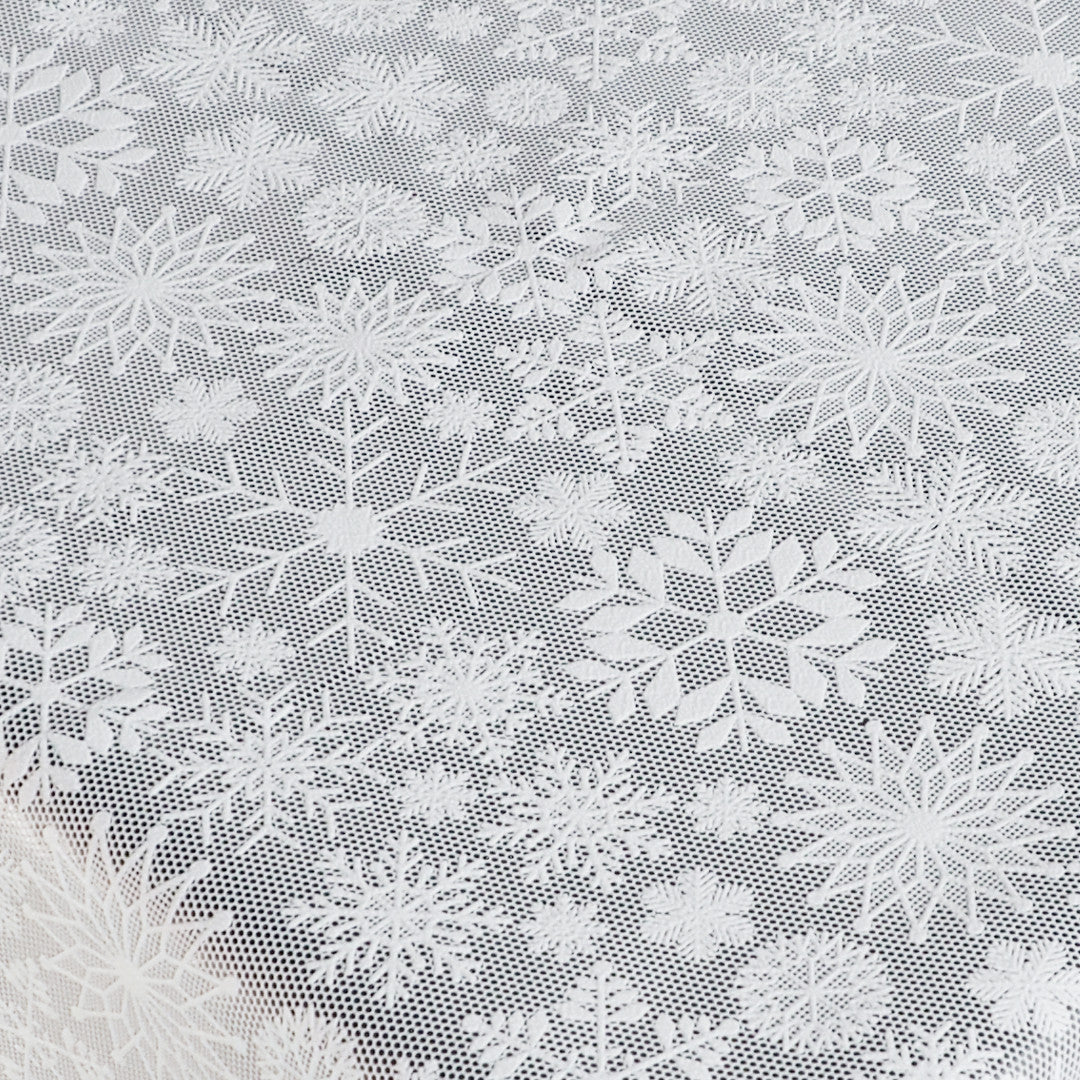 Blondevoksdug - Jule blondedug med smukke iskrystaller