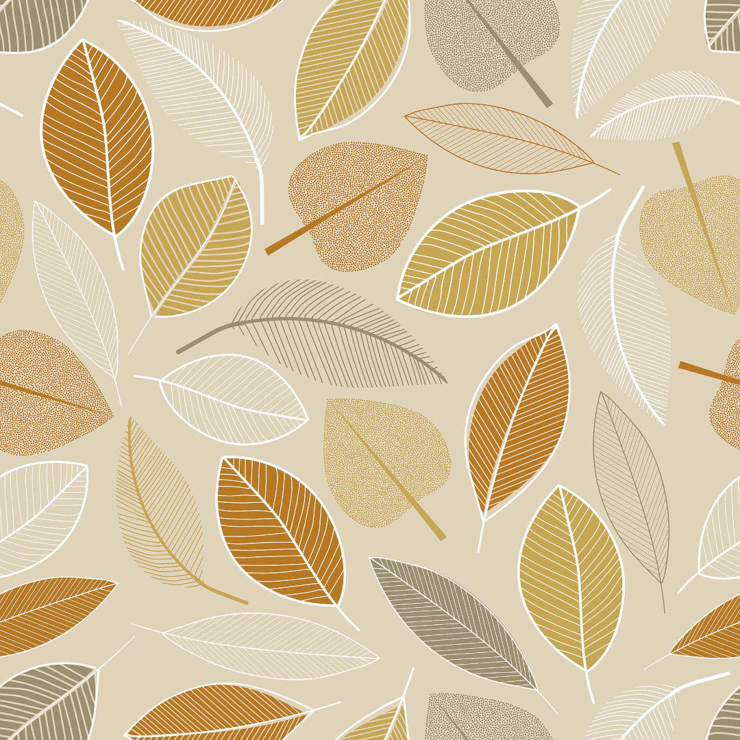 Janelle Natur - Voksdug med blade