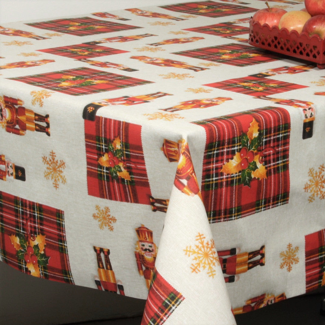 Juledug - Akryldug med Skotske Juletern