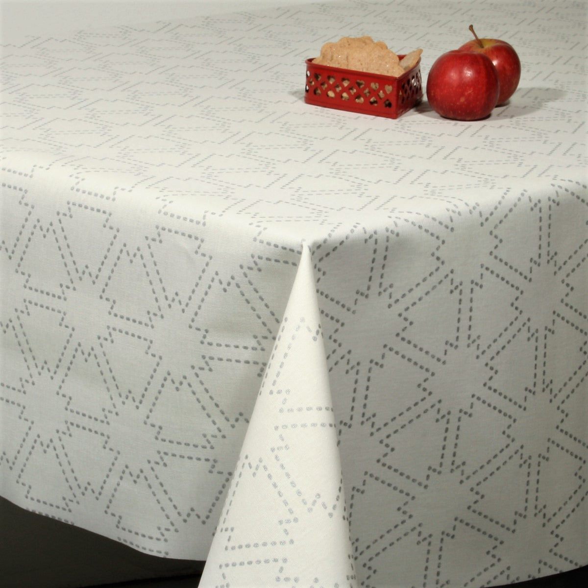 Juledug - Akryldug med Stjernestriber