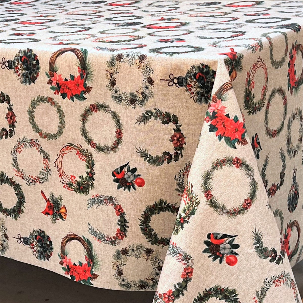 Julens Kranse Nature - Juleakryldug med smukke kranse