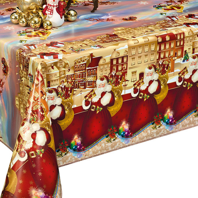 Julevoksdug - Julemanden i byen, 140 cm bred