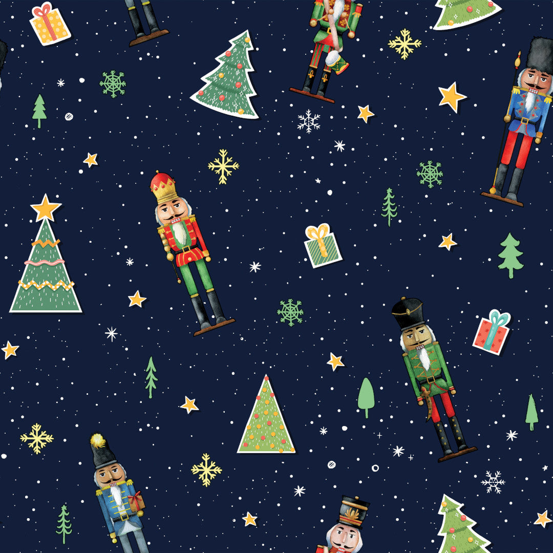 Julevoksdug - Jul med Nøddeknækkeren - Blå