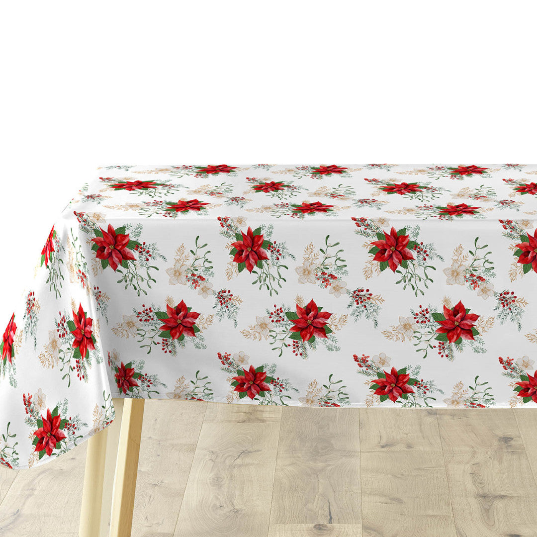 Julevoksdug Julestjernens Elegance lagt på bordet