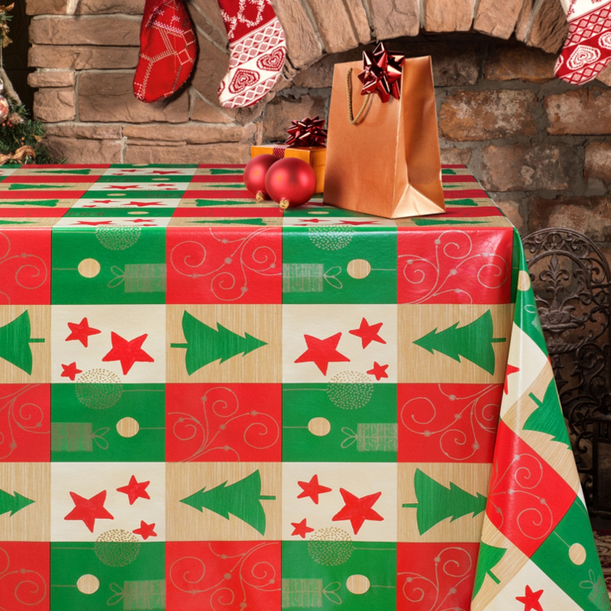 Julevoksdug - Juletræer i tern