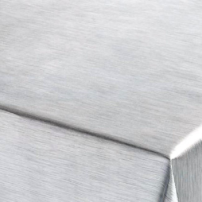 Julevoksdug - Ensfarvet voksdug metallic sølv