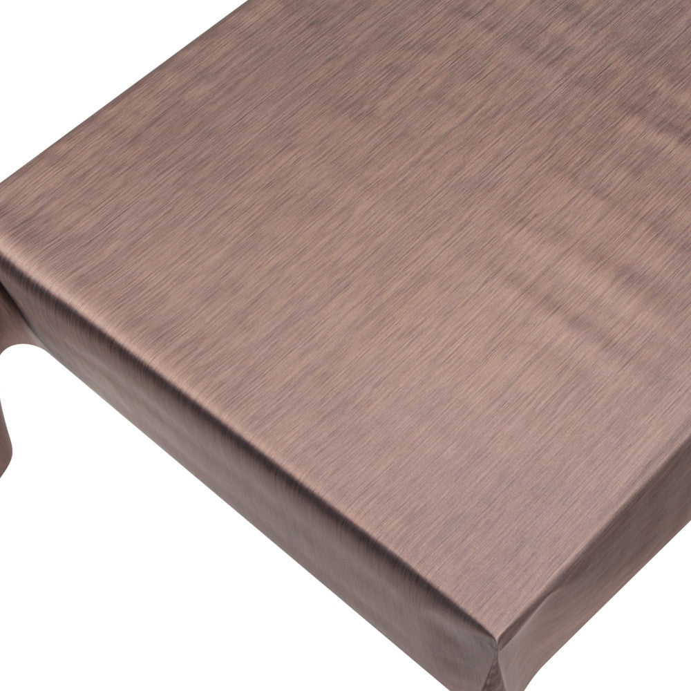 Julevoksdug - Ensfarvet voksdug metallic kaffe farvet