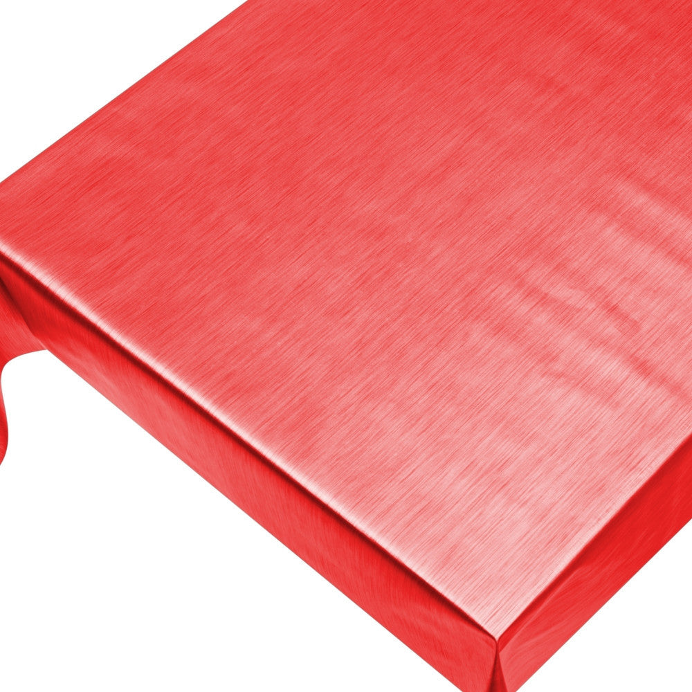 Julevoksdug - Ensfarvet voksdug metallic rød