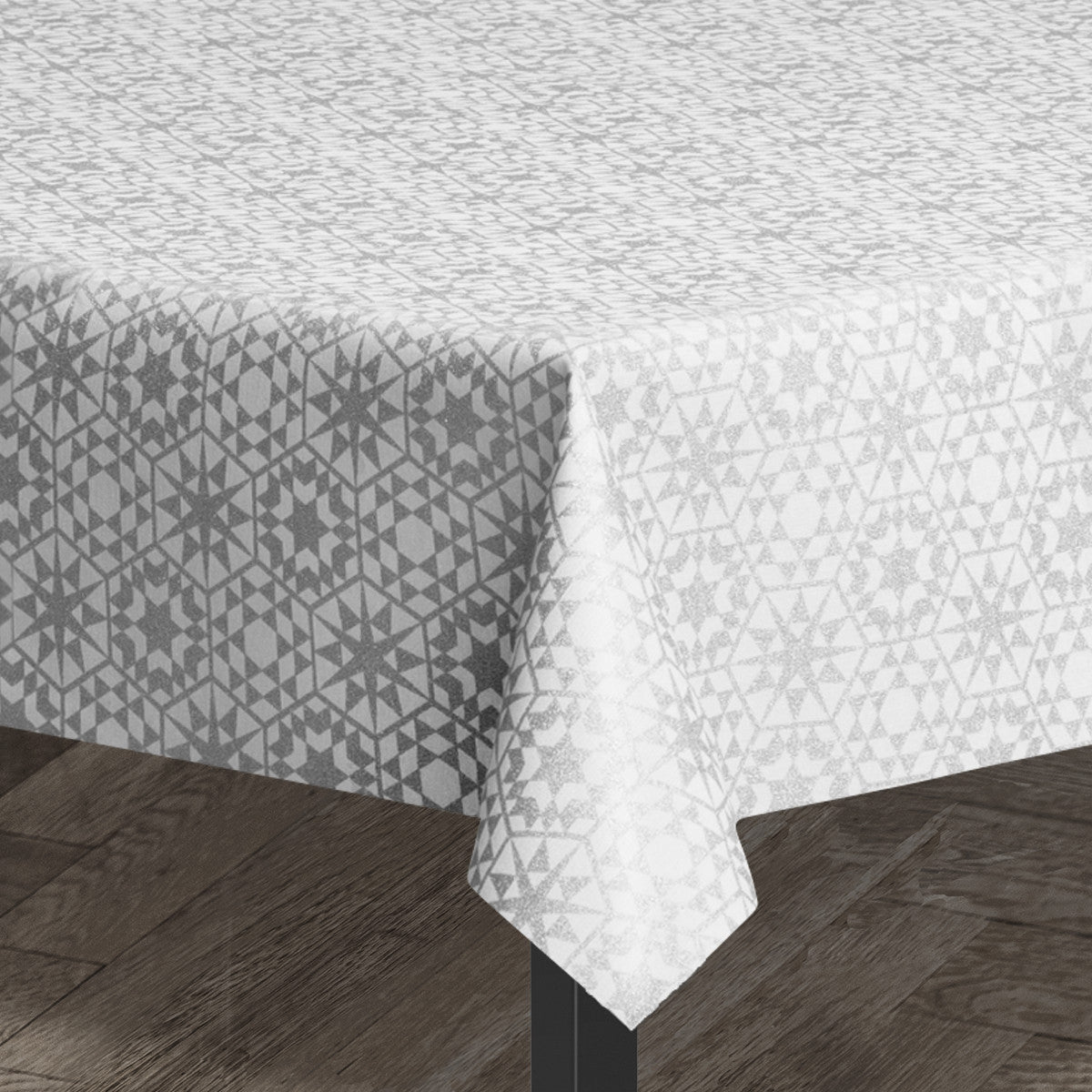 Juna Christmas Sølv - Juledug m. antiskrid