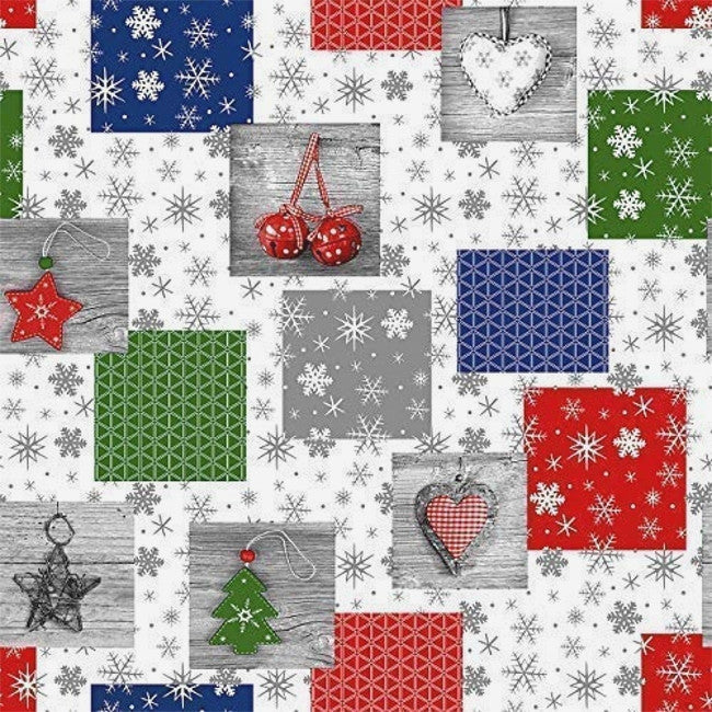 Julevoksdug - Pynt og Patchwork