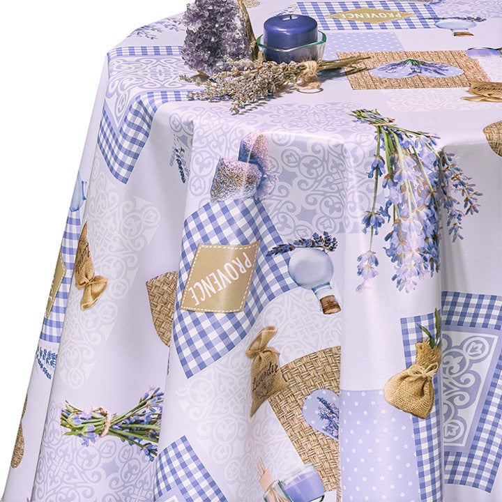 Fra Karoline til Provence - Voksdug med lavendel og tern