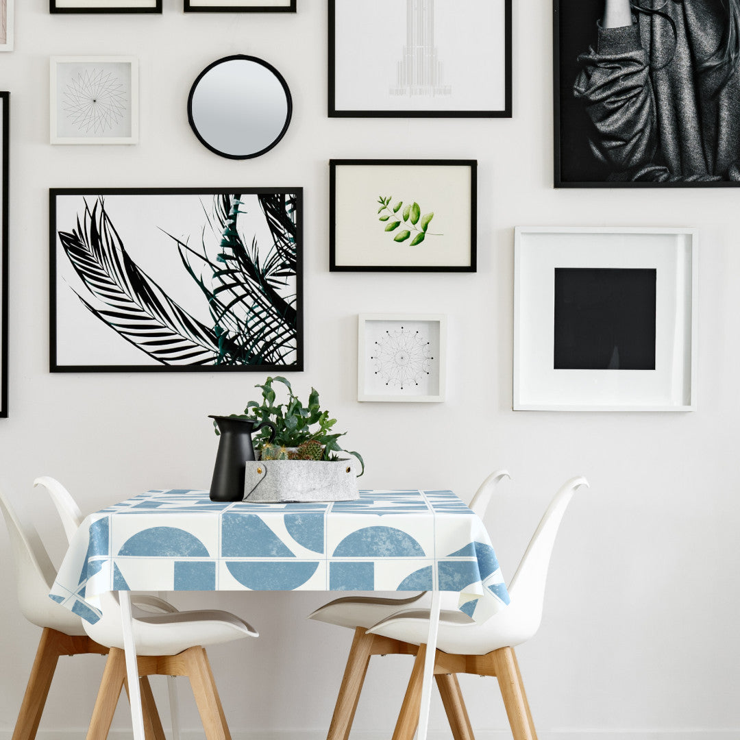 Keta - Voksdug med geometrisk retro design, miljø