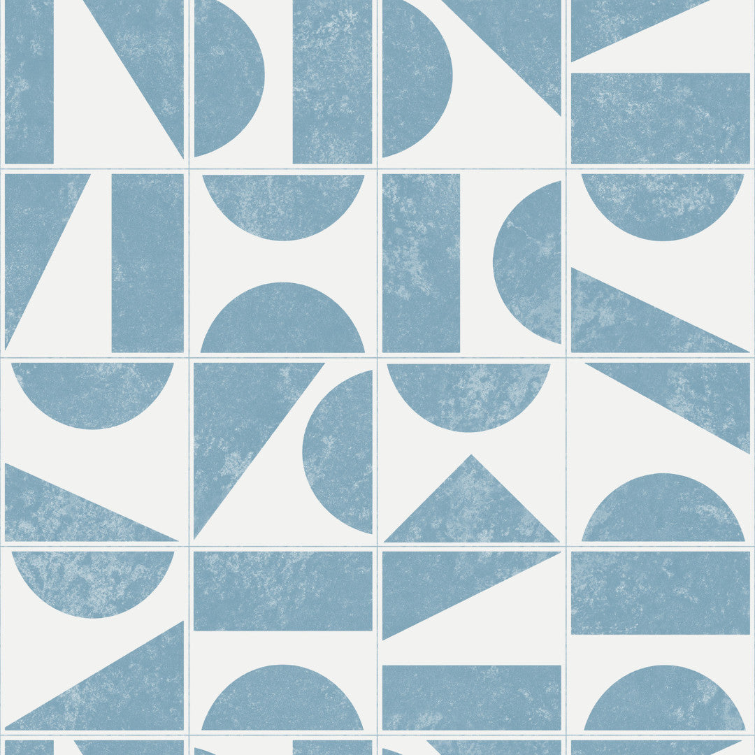 Keta - Voksdug med geometrisk retro design, mønster