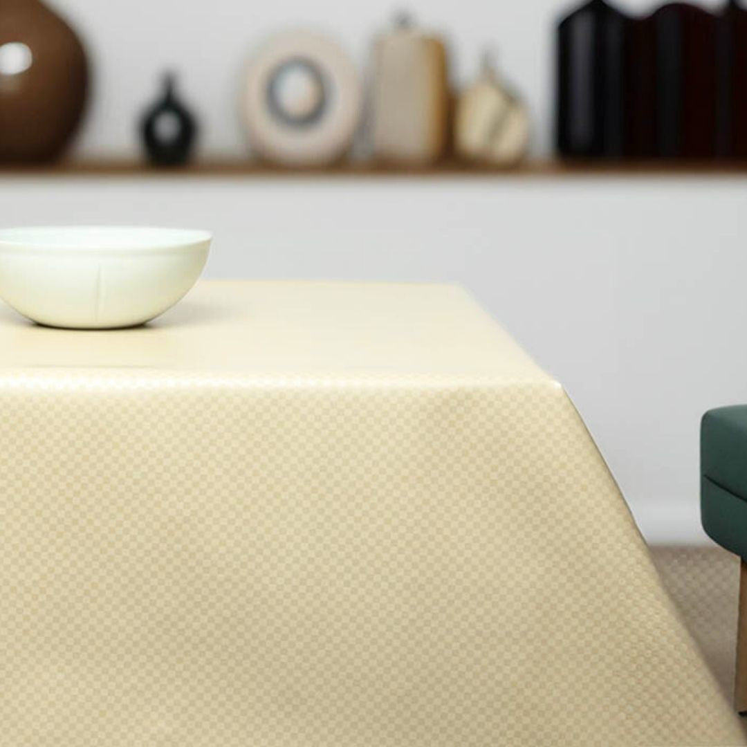 Klassisk mini-tern – Voksdug i cream, miljø