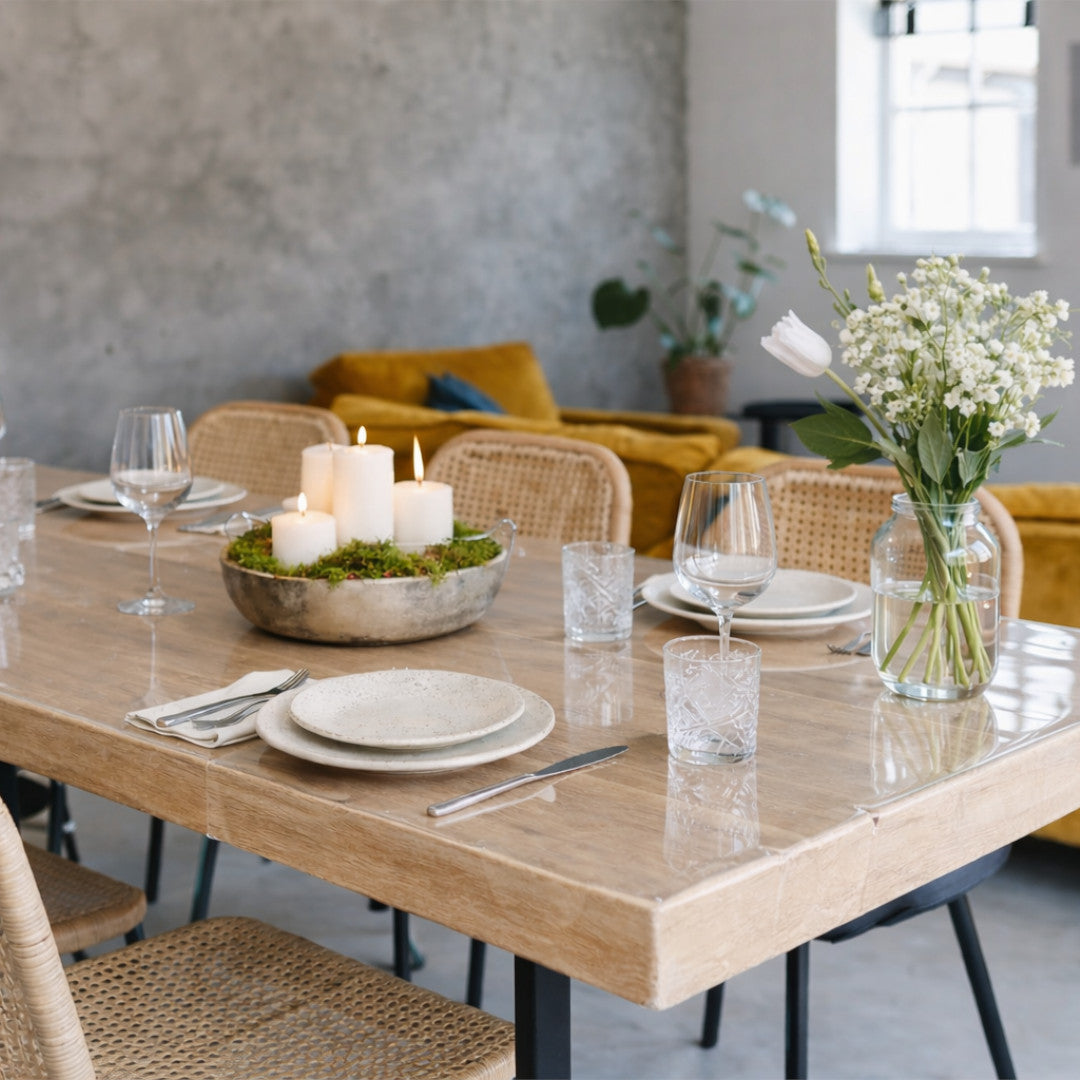 Kraftig gennemsigtig voksdug i klar plast - 2,0 mm / 100 cm, miljø