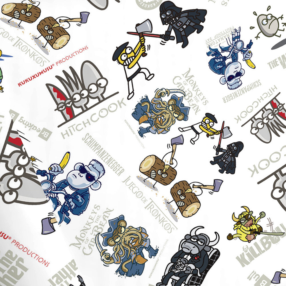 KUKUXUMUSU Film - Herlig akryldug med skønne tegninger