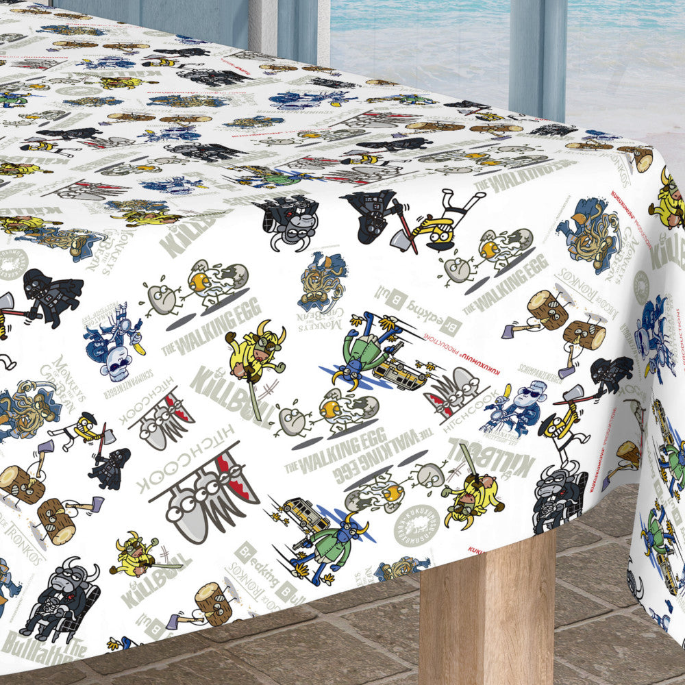 KUKUXUMUSU Film - Herlig akryldug med skønne tegninger