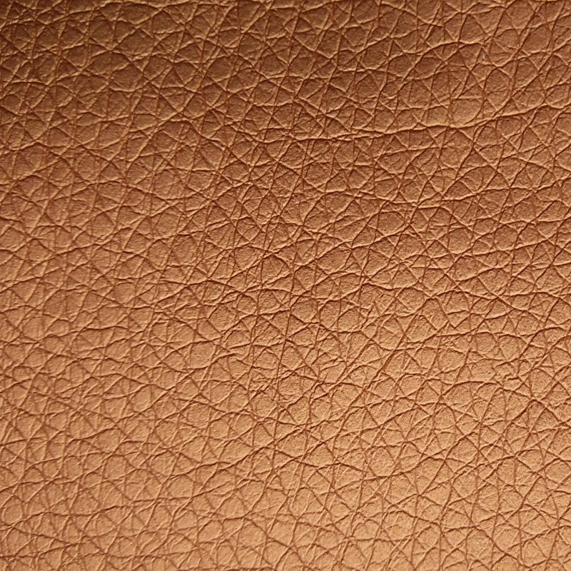 Kunstlæder - Ekokuir Brillant - Imiteret læder, 0,8 mm - Guld/kobber