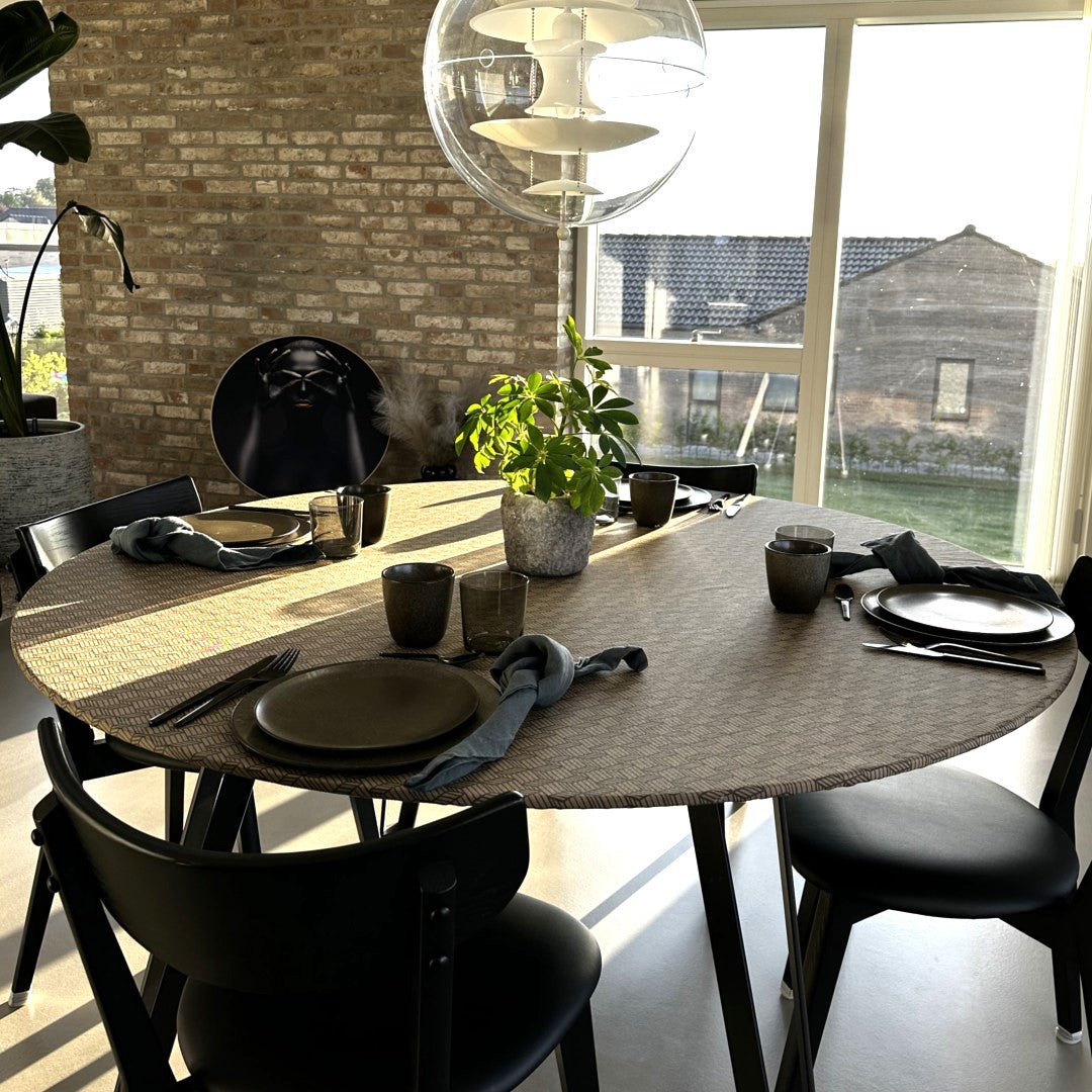 Kupka Cobre - Rund akryldug med elastikkant