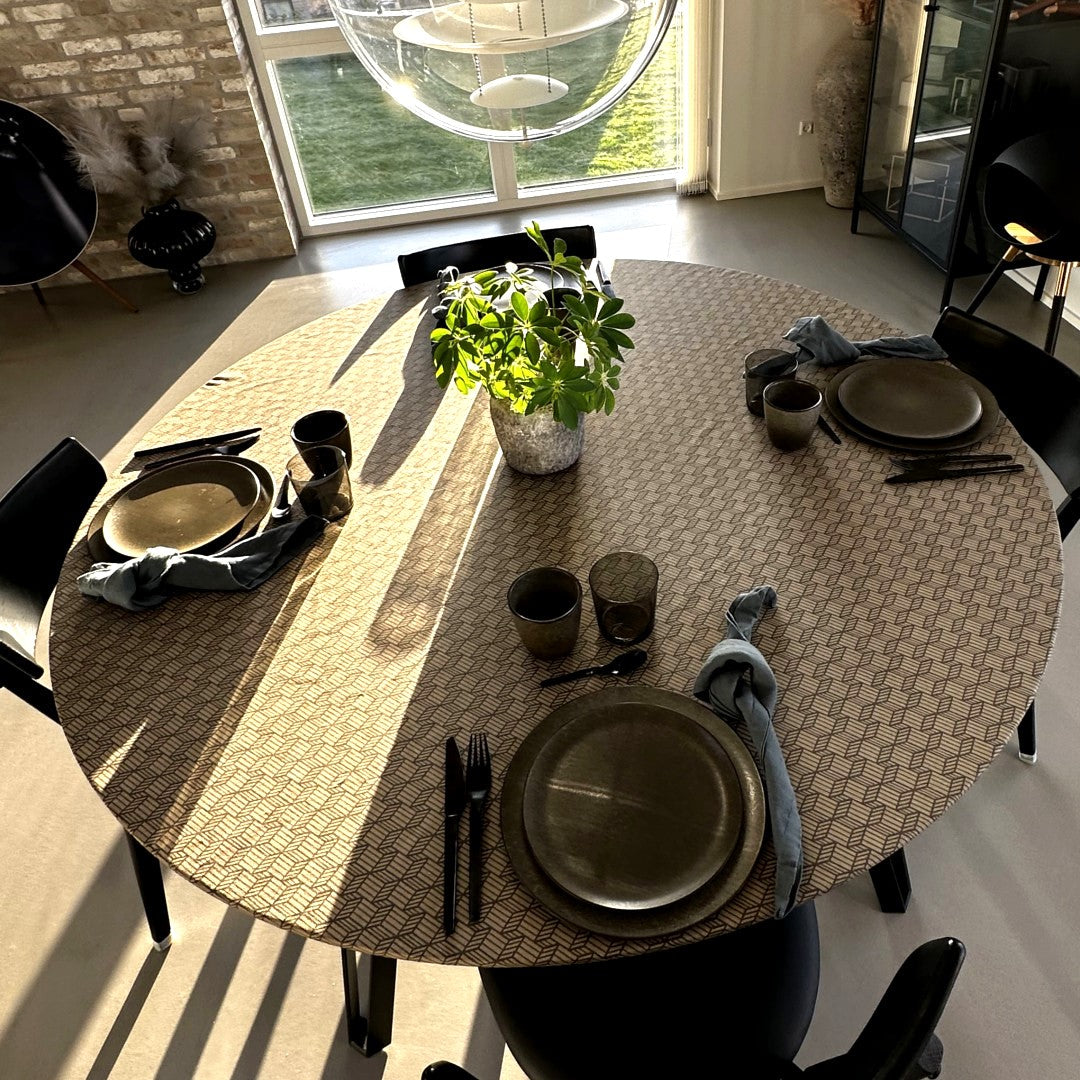 Kupka Cobre - Rund akryldug med elastikkant