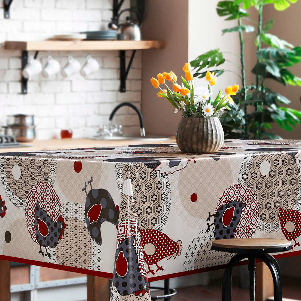 KYKKELIKY - Påske voksdug med høns