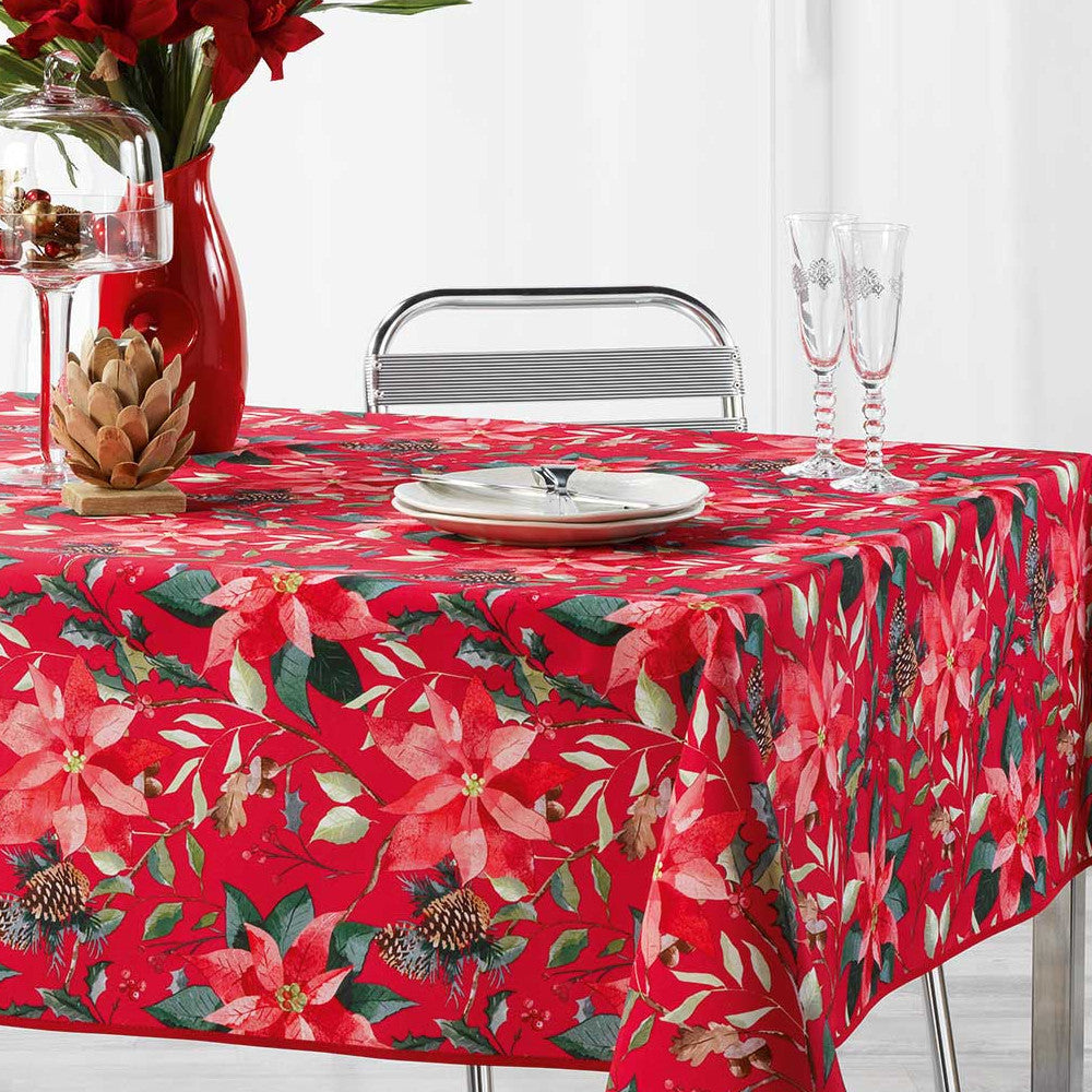 La Rosiere Red - Juledug med anti-plet, 150 x 300 cm