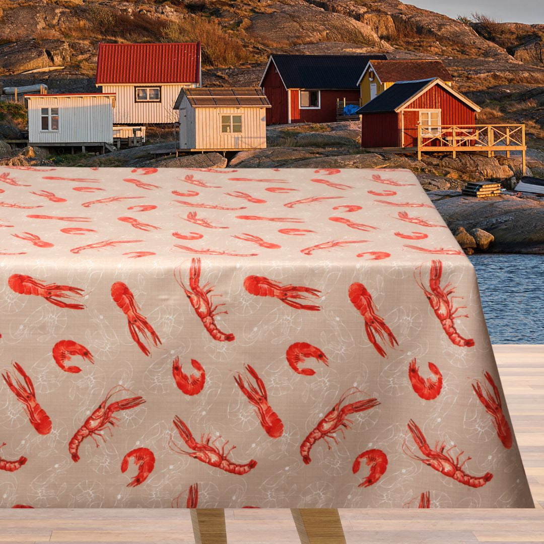 Langoustine Naturel - Akryldug perfekt til krebsegilde