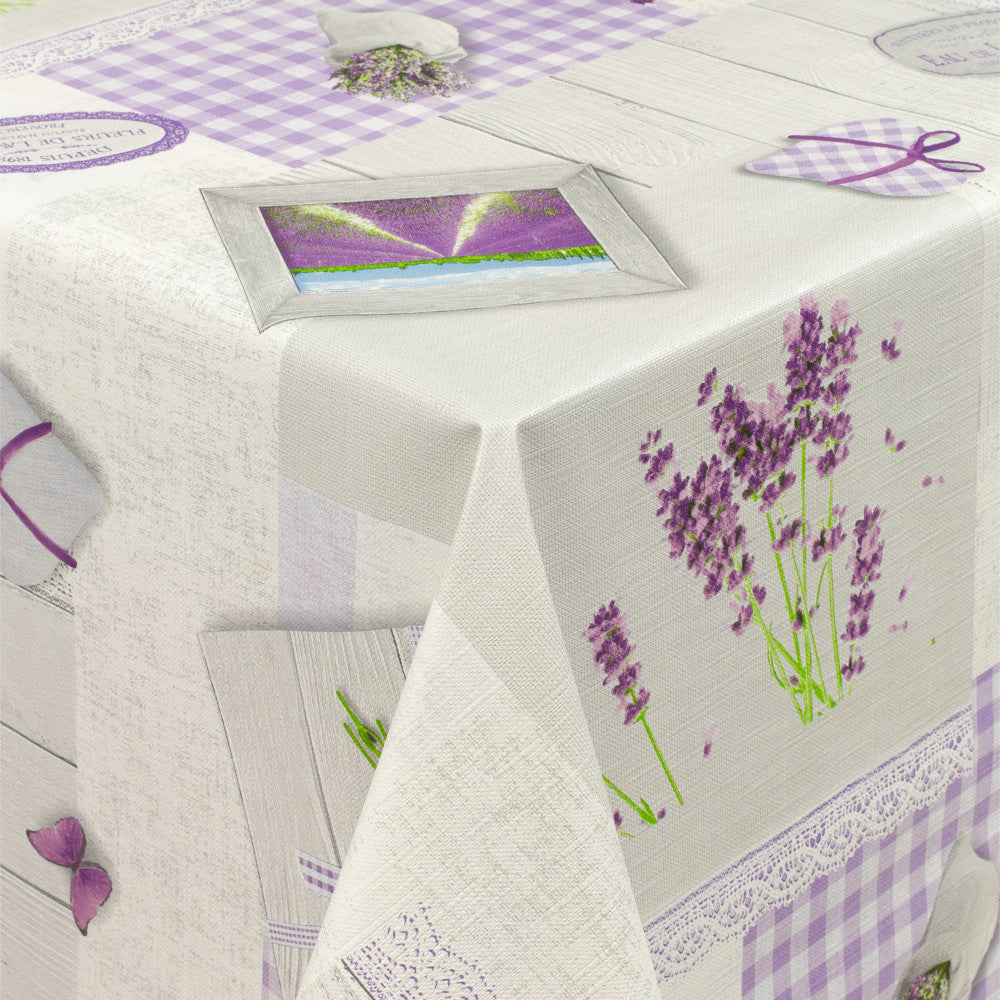 Lavendel Liv - Rund voksdug med elastik