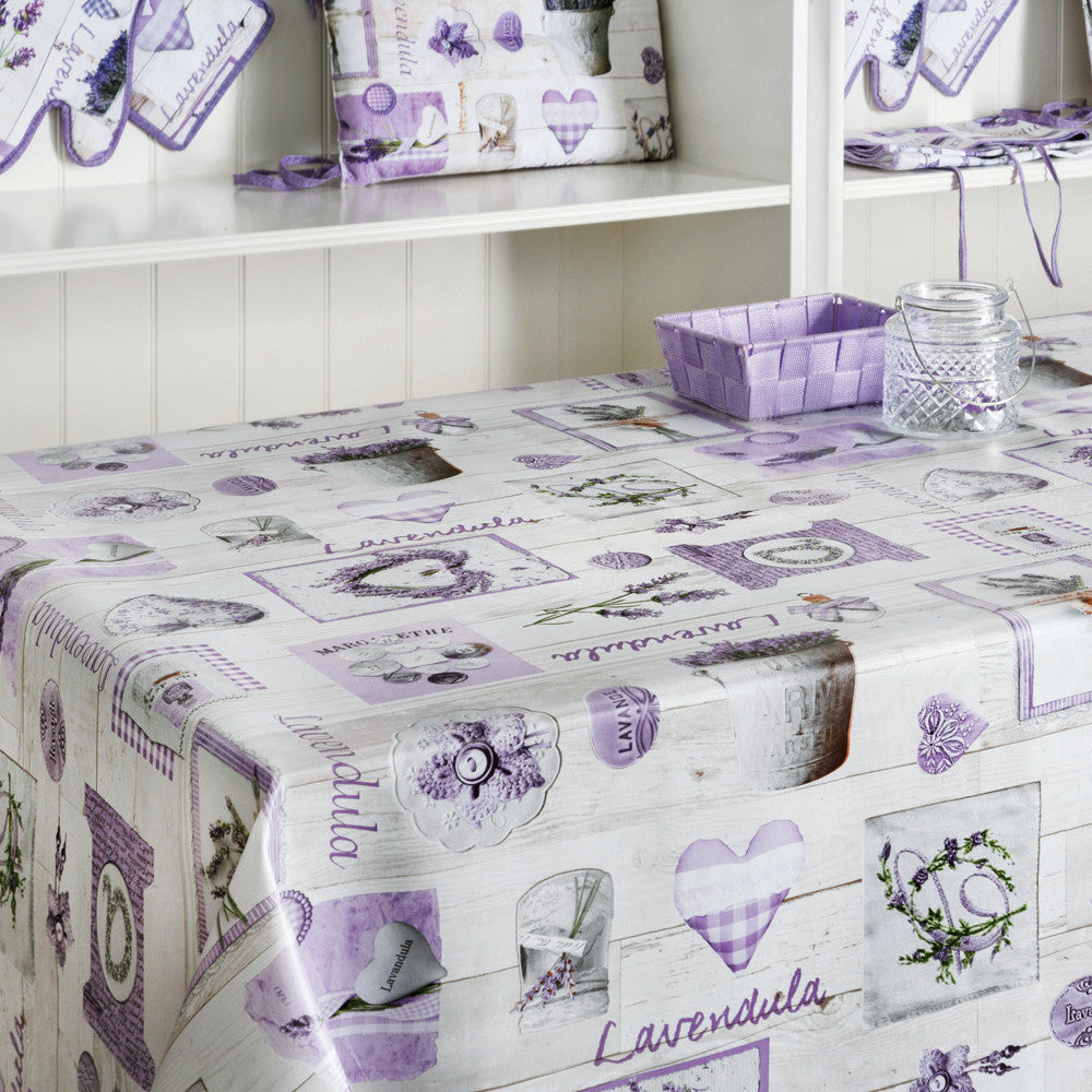 L´eau de Lavande - Provence voksdug med lavendel motiver 160 cm