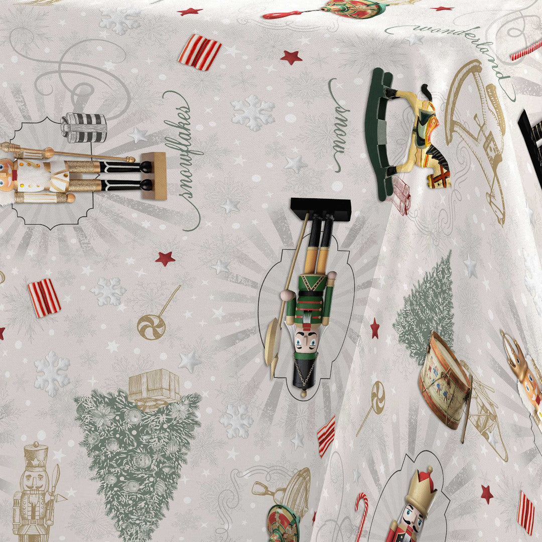 Leopold 150 x 240 cm, rektangulær juledug, nærbillede