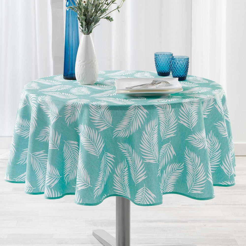 Lifette Mint Ø 180 cm, rund dug med anti-plet