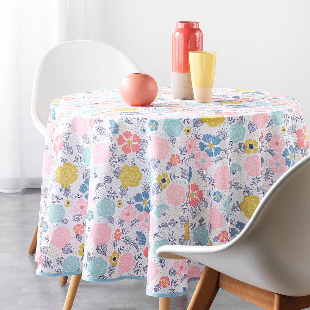 Lilly White Ø 180 cm, rund dug med anti-plet