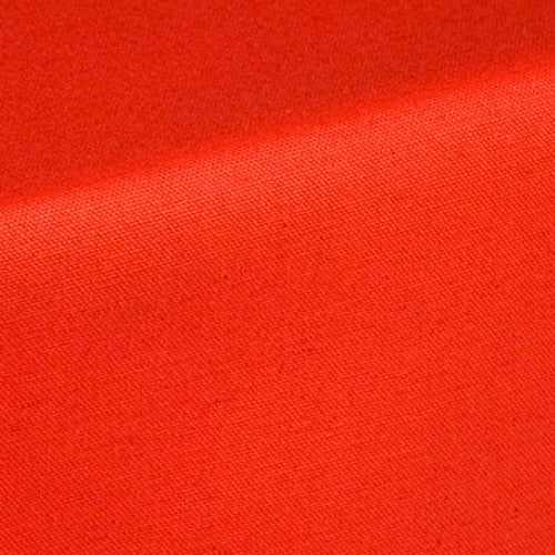 Lino 140 cm - Ensfarvet akryldug i hør/bomuld - Rød