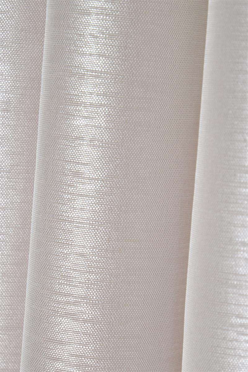 Linwood Off-white – Netgardin 140 x 260 cm, nærbillede