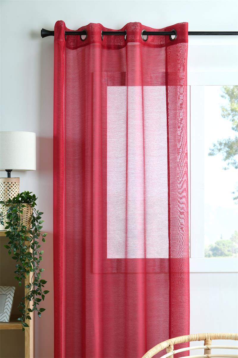 Linwood Rød – Netgardin 140 x 260 cm