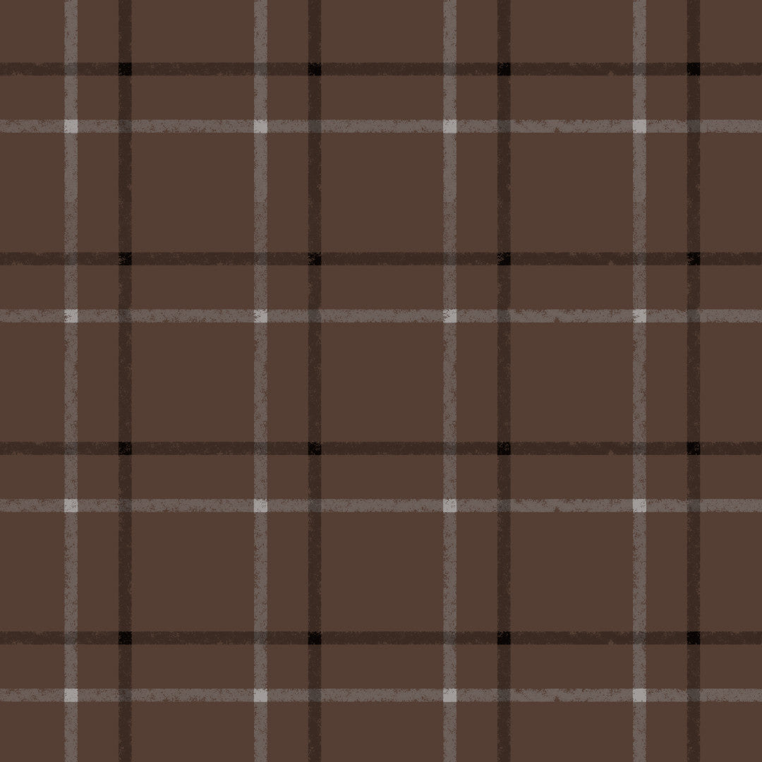 Check Pecan - Lola voksdug med klassisk ternet design, mønster