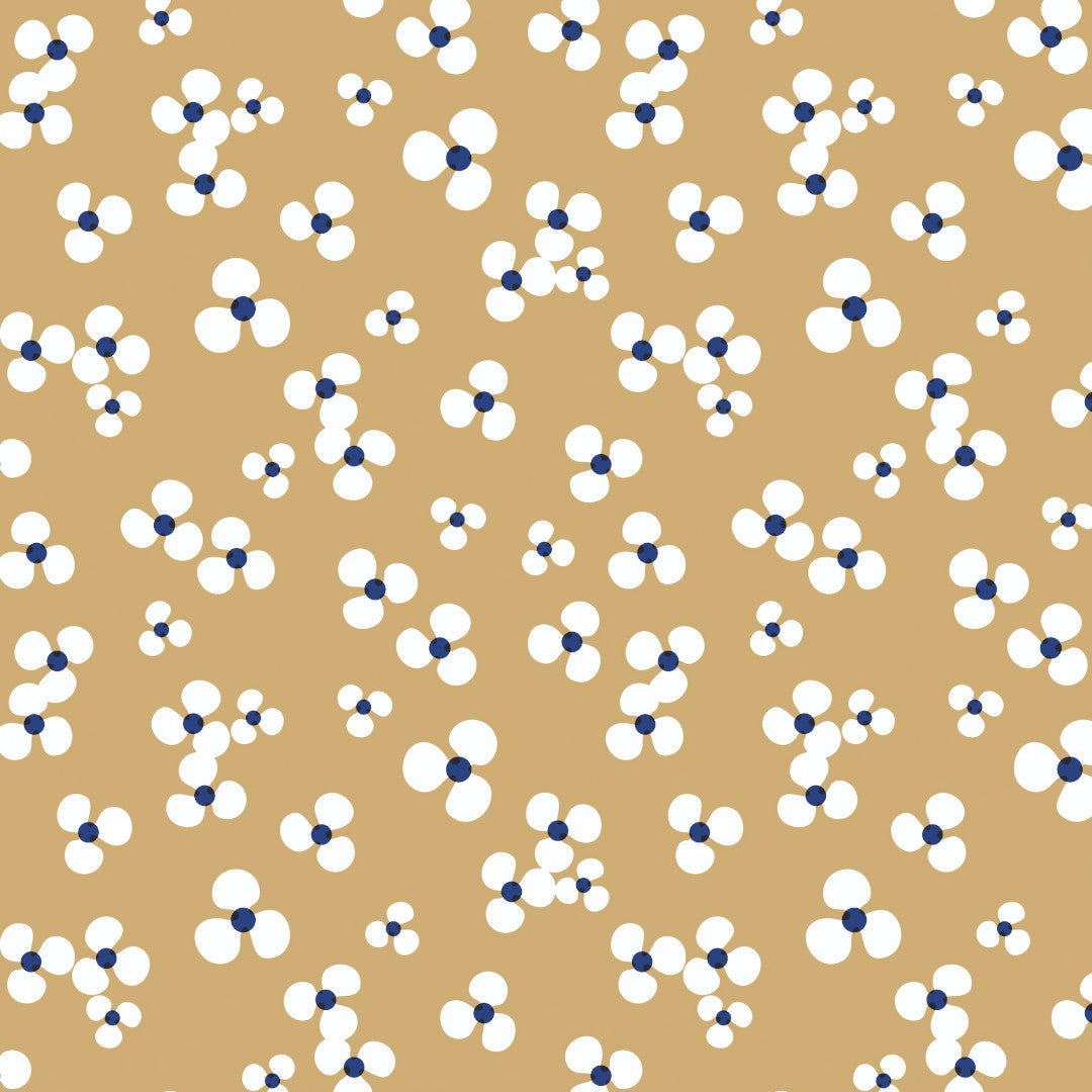 Niwa Peanut - Lola voksdug med delikate blomster