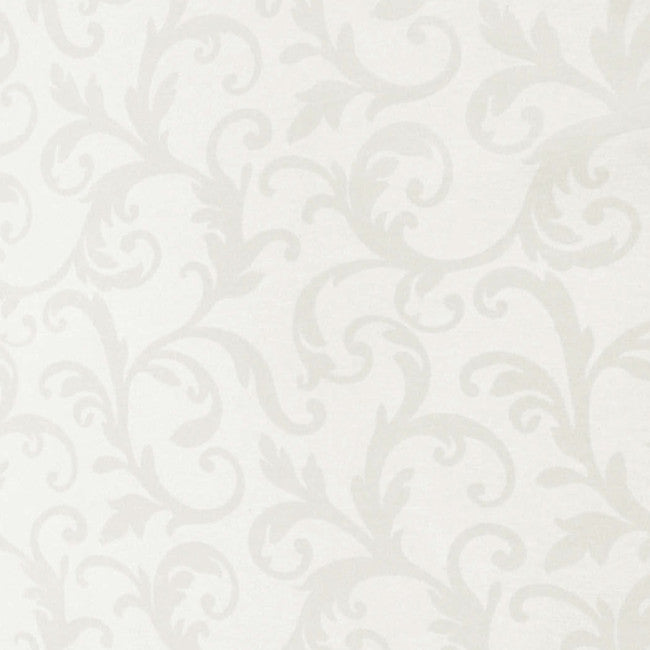 Louvre Greco jacquard vævet akryldug hvid, 160 cm bred