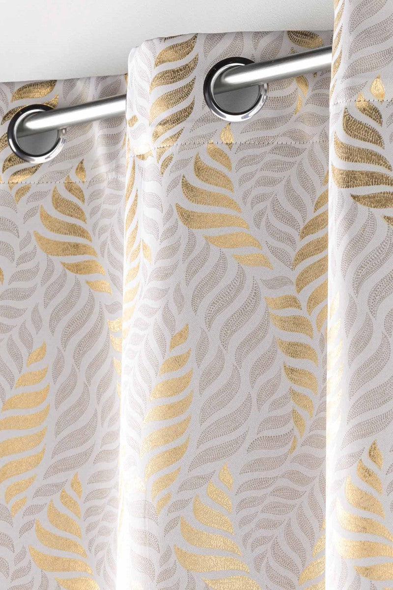 Lyra Hvid – Mørklægningsgardin 140 x 260 cm, nærbillede