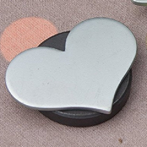 Magnetiske dugvægte, Sølv hjerte - sæt med 4 stk