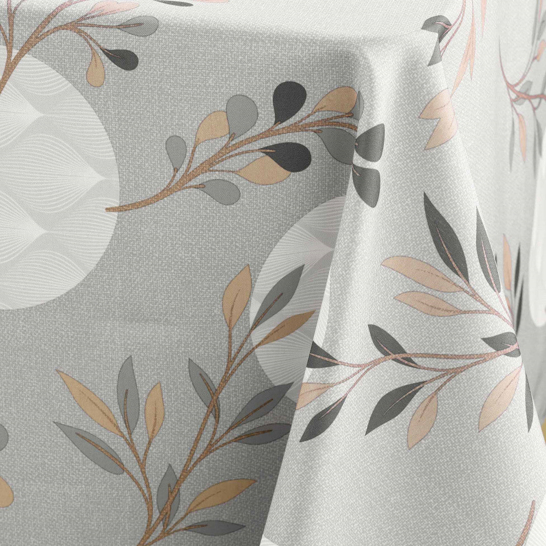 Nærbillede af Manola Grå dugens bladmønster og tekstur