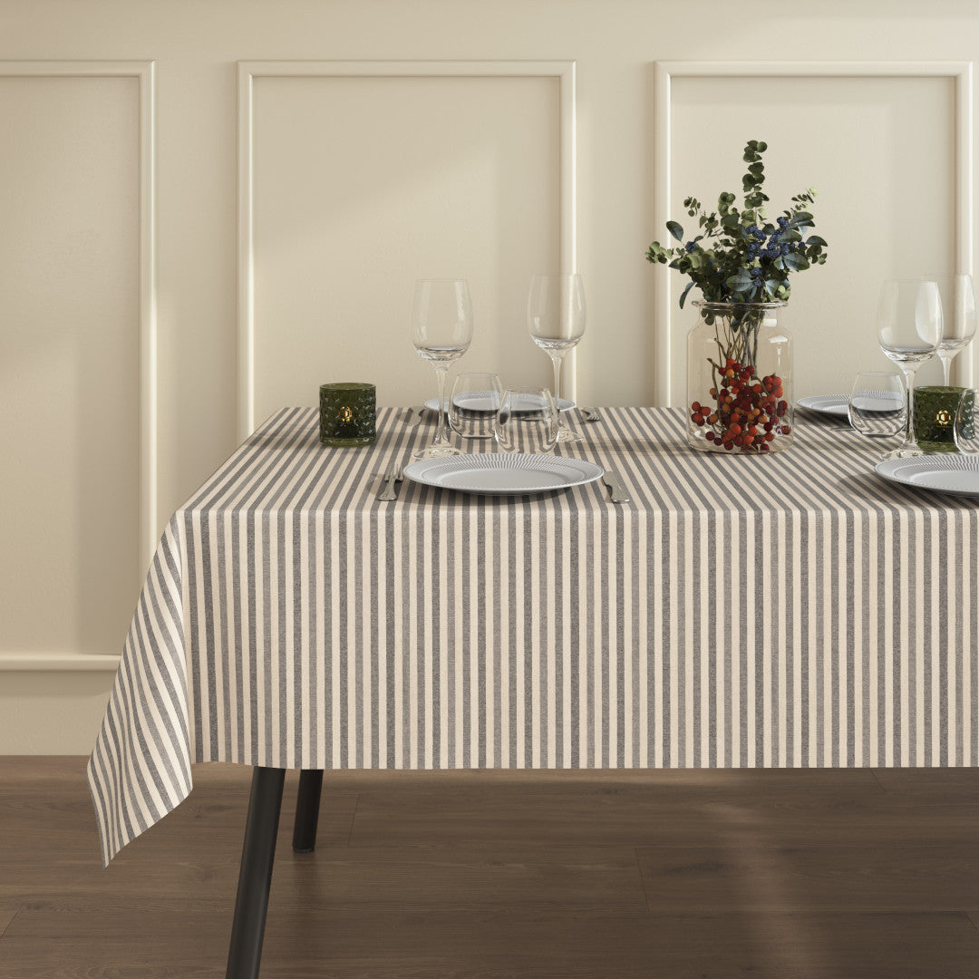 Miljøebillede med Marché Striber Grå på bord