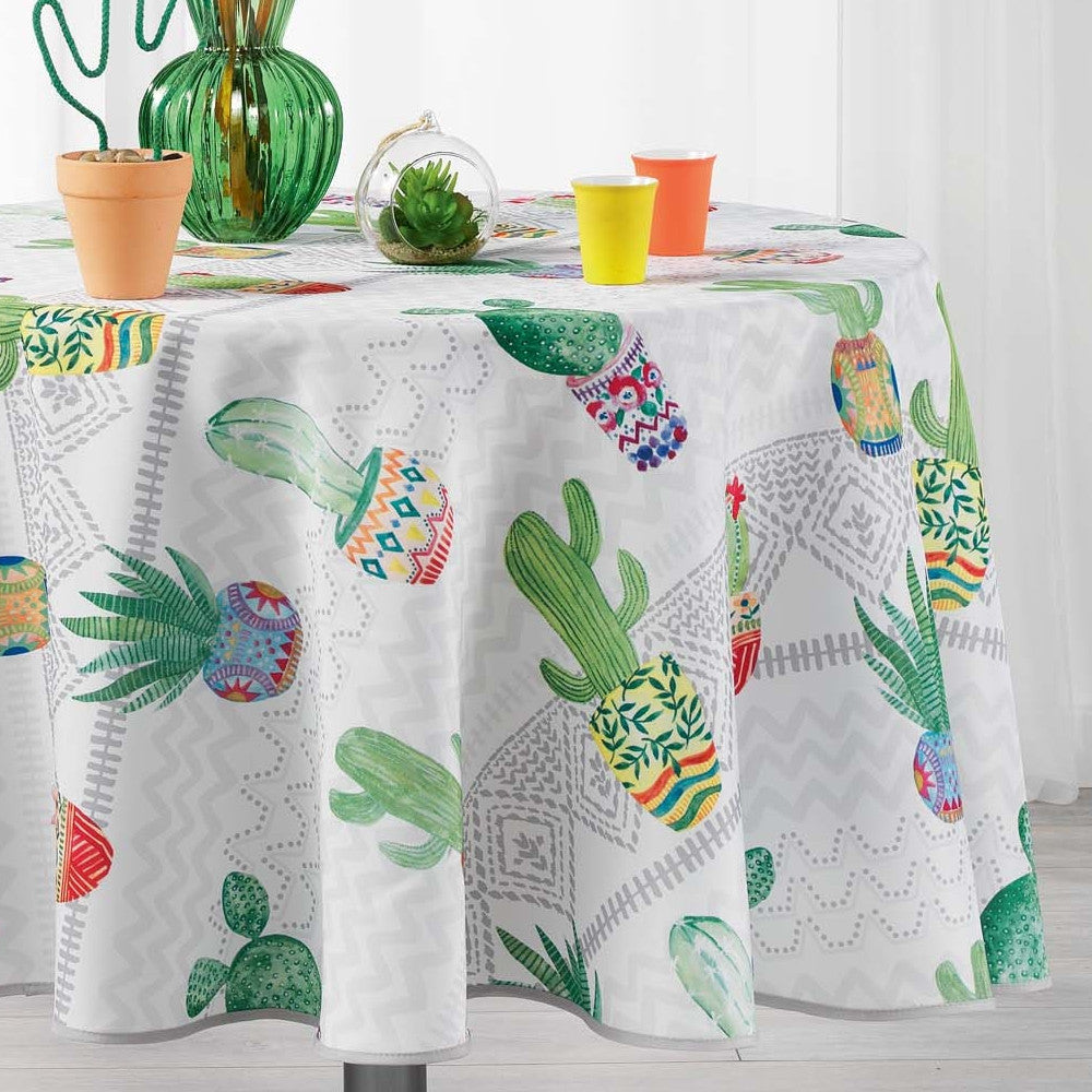 Melocactus White Ø 180 cm, rund dug med anti-plet